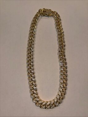 Gold-Tone Cuban Link Necklace - Women Jewelry